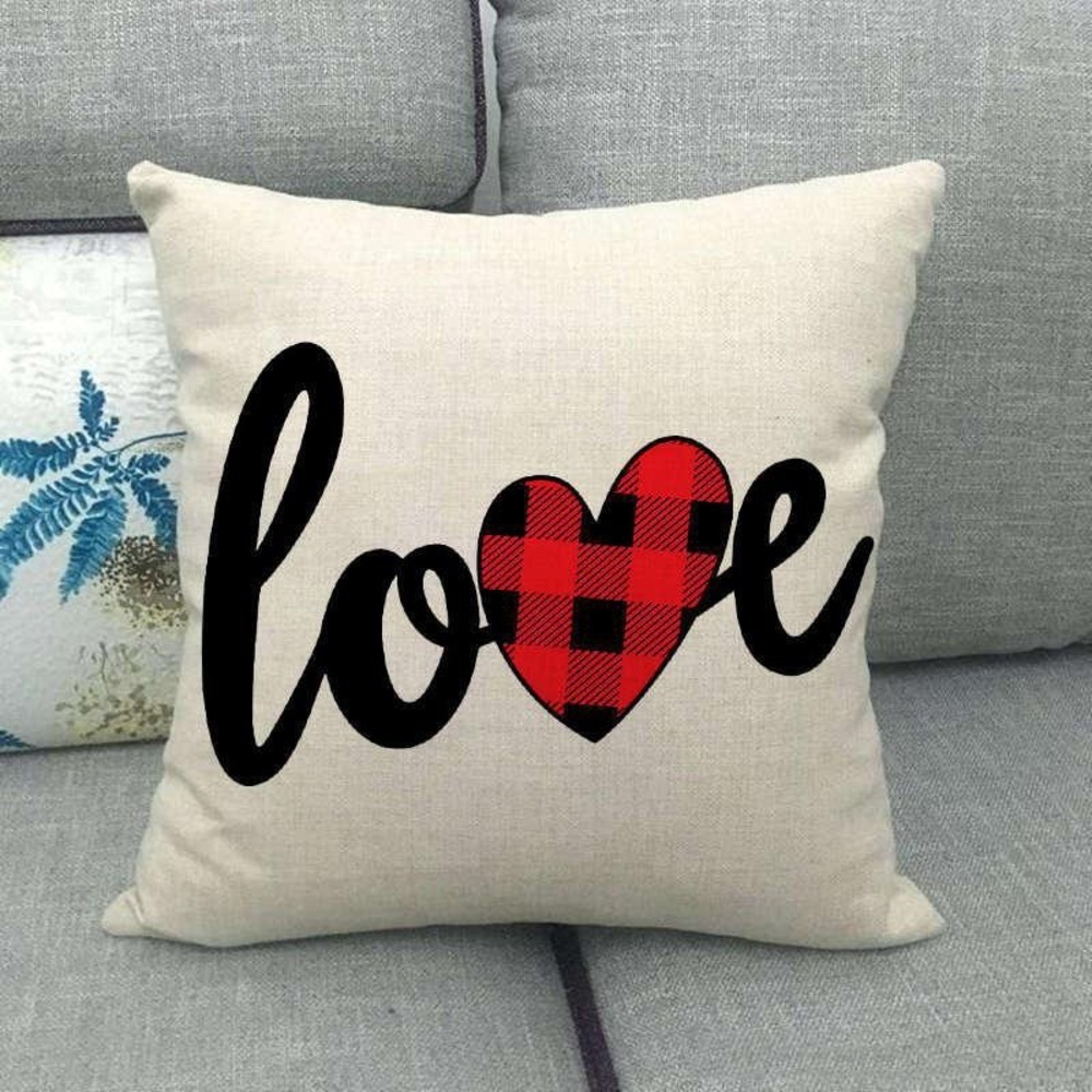 COPY - Free gift when you purchase: Buffalo heart valentine pillows